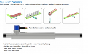 tubular linear motor application