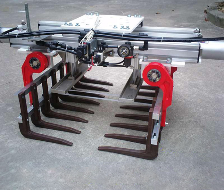 grab,claw,gripper for robot palletizing bags of 25kg, 50kg,....